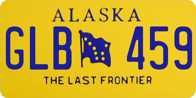 AK license plate GLB459