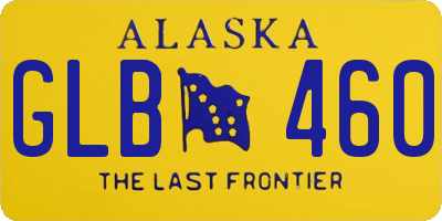 AK license plate GLB460