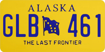 AK license plate GLB461