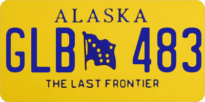 AK license plate GLB483