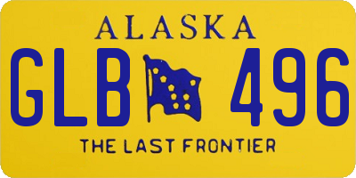 AK license plate GLB496