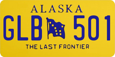 AK license plate GLB501