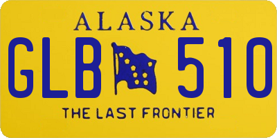 AK license plate GLB510