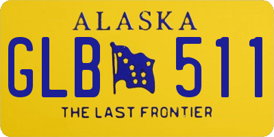AK license plate GLB511