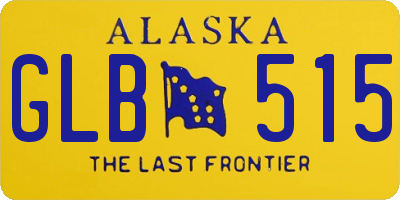 AK license plate GLB515