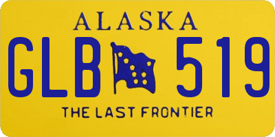 AK license plate GLB519