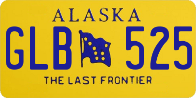 AK license plate GLB525