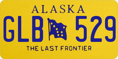 AK license plate GLB529