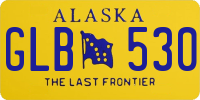 AK license plate GLB530