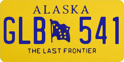 AK license plate GLB541