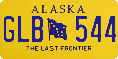 AK license plate GLB544