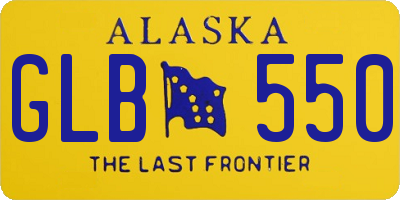 AK license plate GLB550