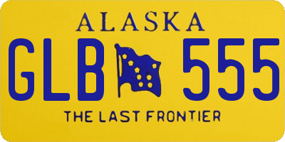 AK license plate GLB555