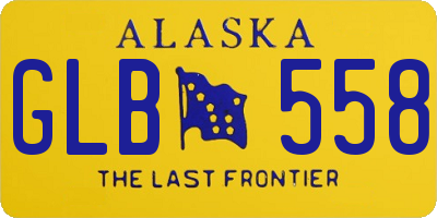 AK license plate GLB558