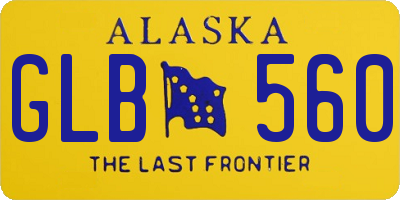 AK license plate GLB560