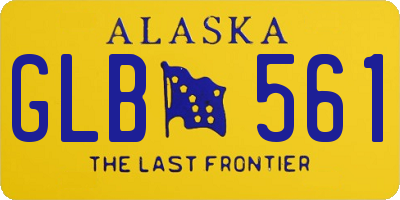 AK license plate GLB561