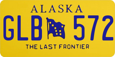 AK license plate GLB572