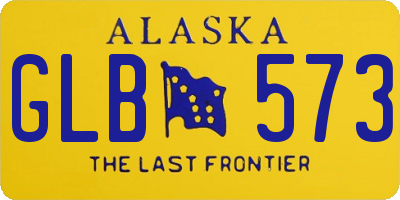 AK license plate GLB573