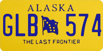 AK license plate GLB574