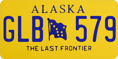 AK license plate GLB579