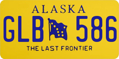 AK license plate GLB586