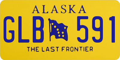 AK license plate GLB591