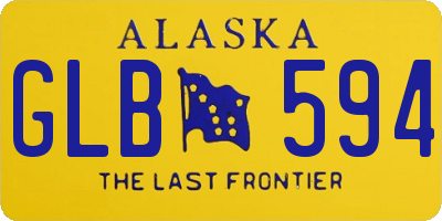 AK license plate GLB594