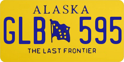 AK license plate GLB595