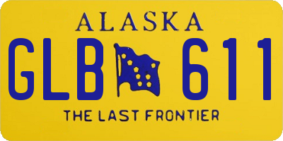 AK license plate GLB611