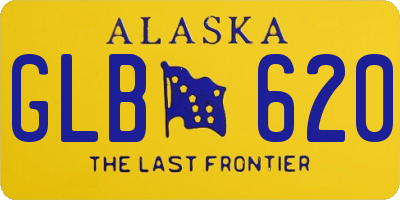 AK license plate GLB620