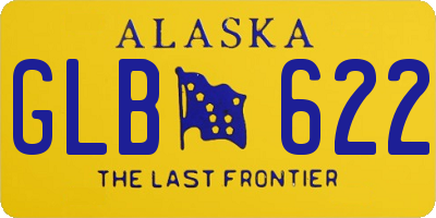 AK license plate GLB622