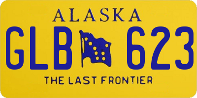 AK license plate GLB623