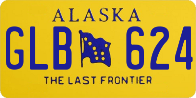 AK license plate GLB624