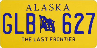 AK license plate GLB627