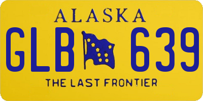 AK license plate GLB639