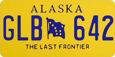 AK license plate GLB642