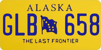 AK license plate GLB658