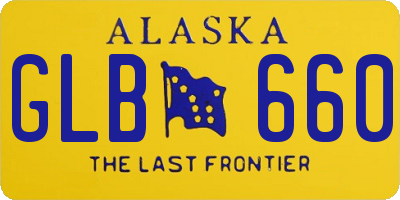 AK license plate GLB660