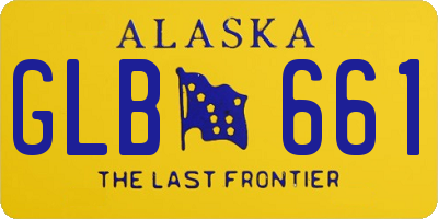 AK license plate GLB661