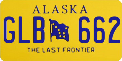 AK license plate GLB662