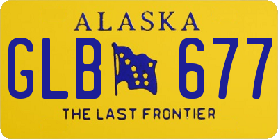 AK license plate GLB677