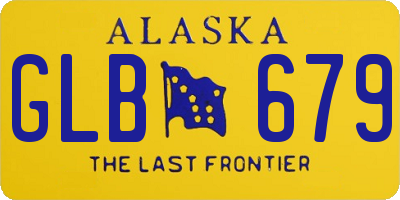 AK license plate GLB679