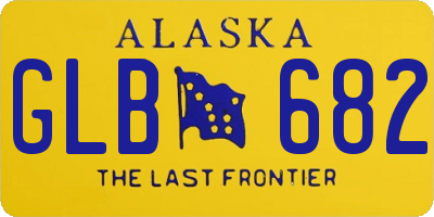 AK license plate GLB682