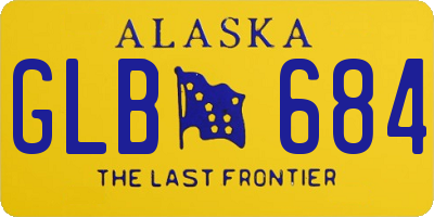 AK license plate GLB684