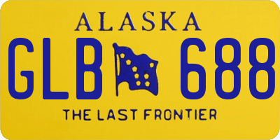 AK license plate GLB688