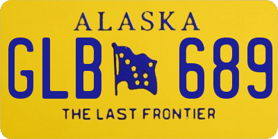 AK license plate GLB689