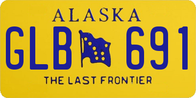 AK license plate GLB691