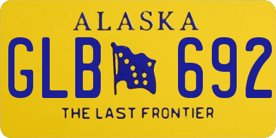 AK license plate GLB692