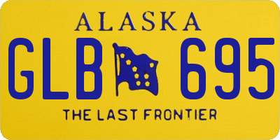 AK license plate GLB695
