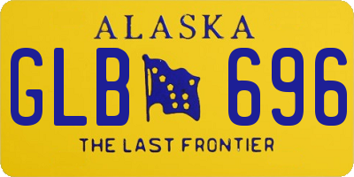 AK license plate GLB696